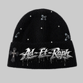 Beanie metal cross 