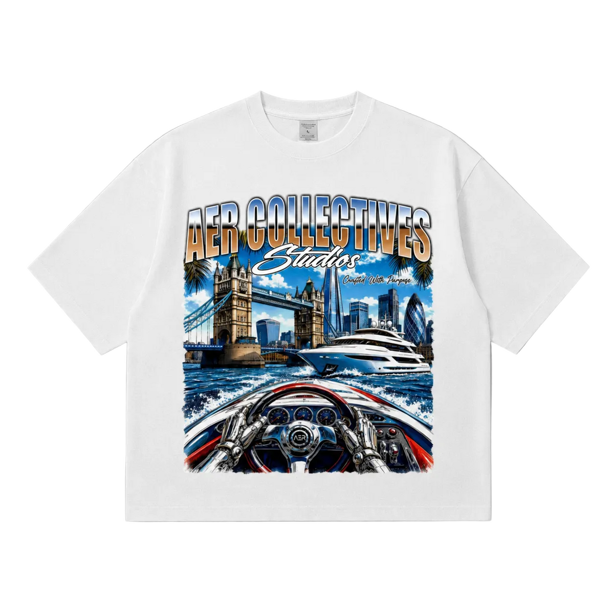 AER Studios Tee | White
